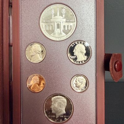 1984 United States Mint Olympic Prestige Proof Coin Set with Box