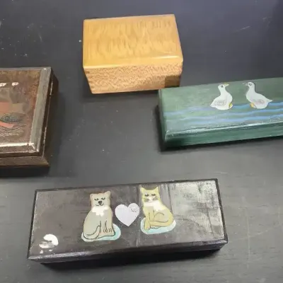 Wooden Boxes - Hickory & Others