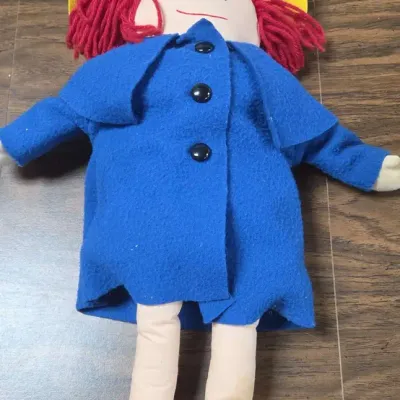 Vintage 1990s Eden Toys Madeline Rag Doll 