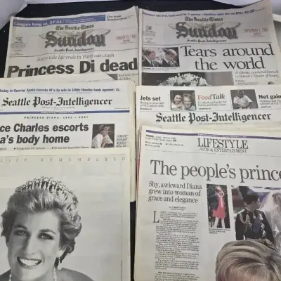 Princess Di Newspapers 