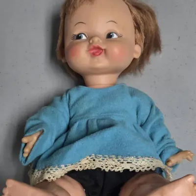 Vintage Pebbles Flintstone 16" Doll