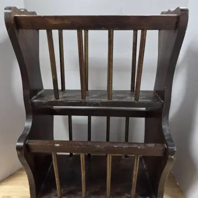 Wood Magazine And Newspaper Rack