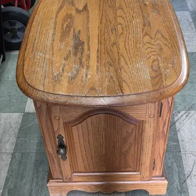 Wood End Table