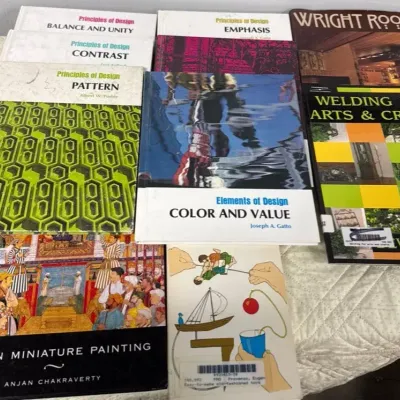 Principles Of Design Books, Toy Making, Crafting, And Indian Painting Books