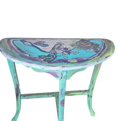 Hand Painted Side Table