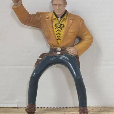 Vintage Hartland Cheyenne Bodie Action Figure of Actor Clint Walker from the 1950s