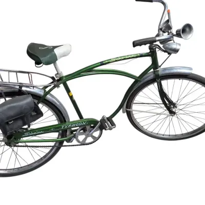 Vintage Green & White Schwinn Typhoon Men's Bicycle