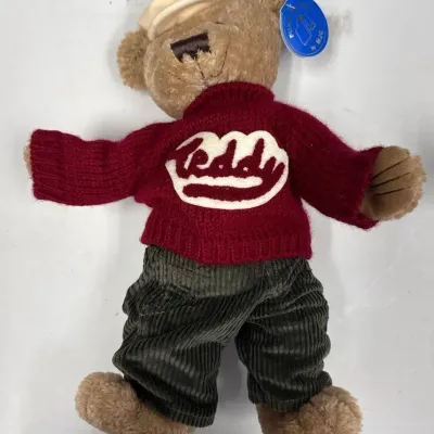 vintage 1988 "Rory" 15-inch stuffed teddy bear produced by Purr-Fection by MJC