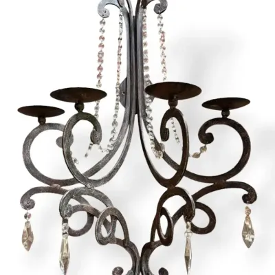 Iron Candle Holder Chandler 