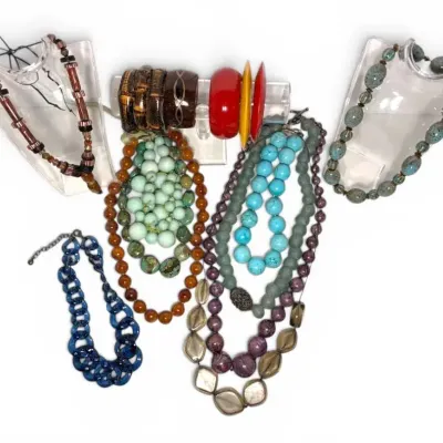 Colorful Beaded Necklaces And Bracelets 