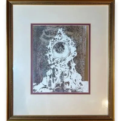 Gold Framed Print 