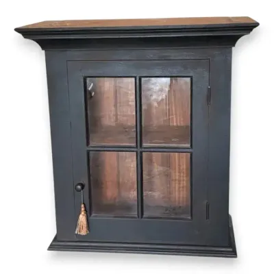 Colonial Wall Curio Cabinet