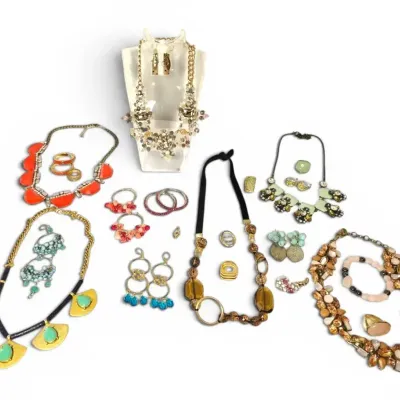 Colorful Rings, Earrings, & Necklaces