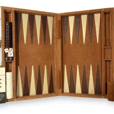 Vintage Cambor Travel Backgammon Set