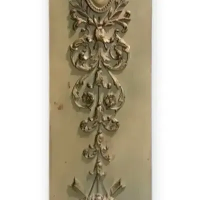 Vintage Wall Panel With Ornate Carvings