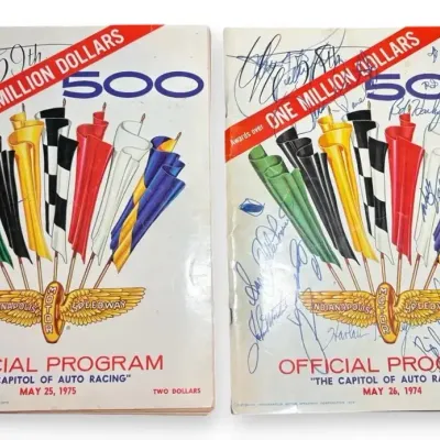 Vintage Racing Programs - Indianapolis 500