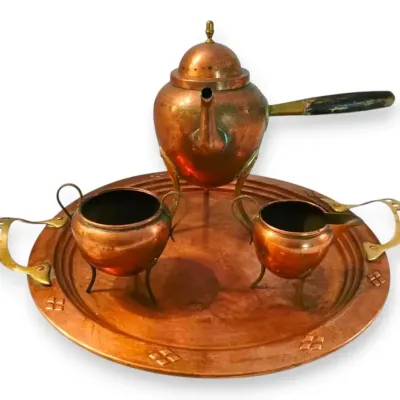 Copper & Brass Tea/Coffee Set 