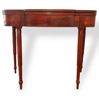 Sheraton Style Mahogany Card Table