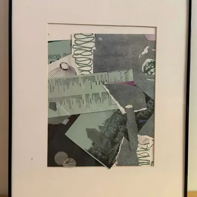 Mixed Media Poster Collage by Margaret Bean – 1997