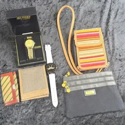 Helbros Quartz Watch, Wallets, Crossbody Bag, & Fashion Accessories Collection