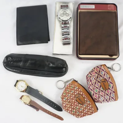 Watches, Wallets & Thailand Coin Purses with Croft & Barrow Organizer