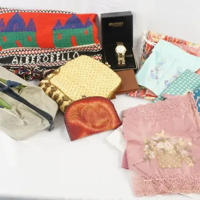 Vintage Handbags, Scarves & Accessories with Helbros Watch