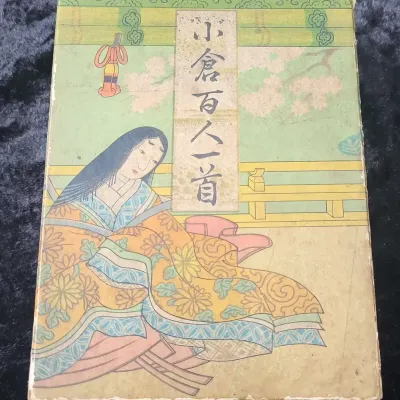 1950's Vintage Ogura Hyakunin Isshu Karuta Card Game