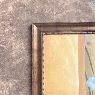 LOT 80: Framed "Sancturary" by Don Li-Leger - Iris Floral Abstract