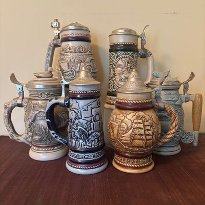 LOT 82: Vintage 1999 Limited Edition-Made in Germany Stein & Avon Steins
