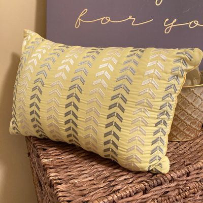 LOT 71: Home Decor - Inspirational Wall Art, Mother of Pearl Canister, Accent Pillow and Gold Tone Basket