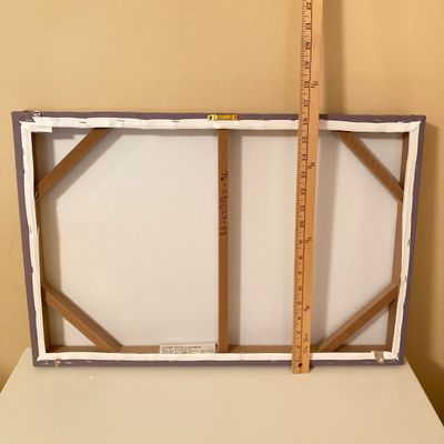 LOT 71: Home Decor - Inspirational Wall Art, Mother of Pearl Canister, Accent Pillow and Gold Tone Basket