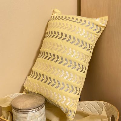 LOT 71: Home Decor - Inspirational Wall Art, Mother of Pearl Canister, Accent Pillow and Gold Tone Basket