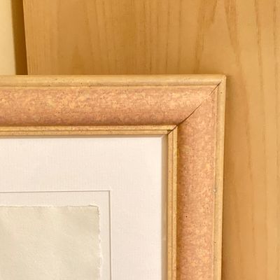 LOT 81: Framed Block Print / Stamp Signed and Numbered 26/74 by Artist