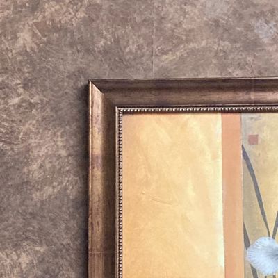 LOT 80: Framed "Sancturary" by Don Li-Leger - Iris Floral Abstract