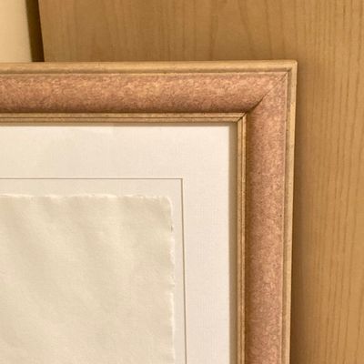 LOT 162: Framed Block Print / Stamp Wall Hanging Signed by Artist and Numbered 8/74