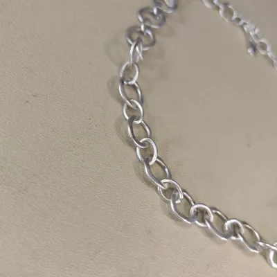 RLM Studio Sterling Silver Necklace with Toggle Clasp- Approx Weight 35 Grams, 18" Long, (#6)