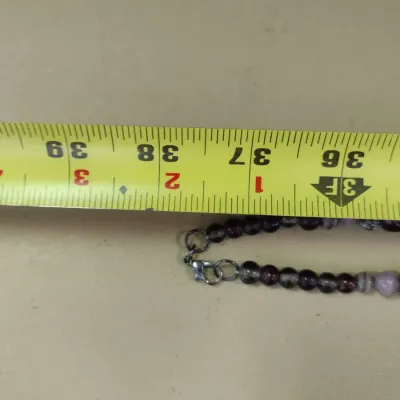Colorful Seed Bead Necklace- Approx 38" Long (#3)