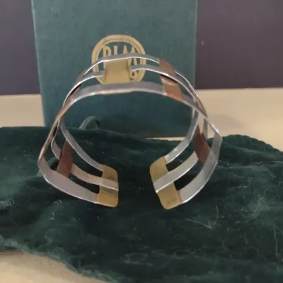 RLM Studio Sterling Silver, Copper, and Brass Cuff Bracelet (#5)