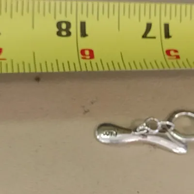 RLM Studio Sterling Silver Necklace with Toggle Clasp- Approx Weight 35 Grams, 18" Long, (#6)