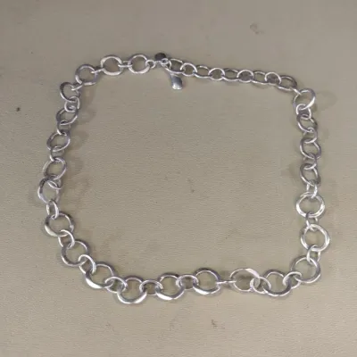 RLM Studio Sterling Silver Necklace with Toggle Clasp- Approx Weight 35 Grams, 18" Long, (#6)