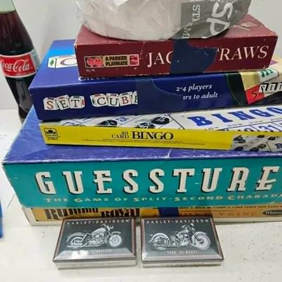 Game and Harley tin matches