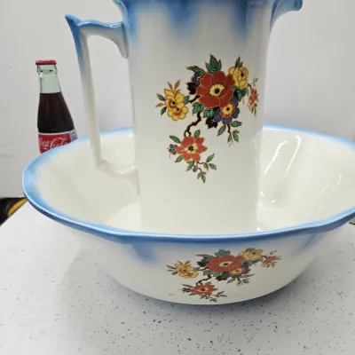Pitcher and bowl