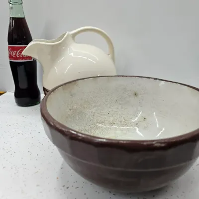 Pitcher and bowl