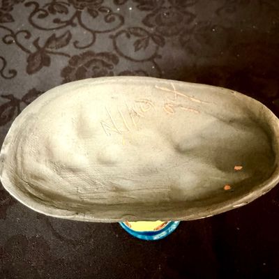 LOT 46: Collection of Whimsical Pottery Art- Bowl, Plate, and Vases