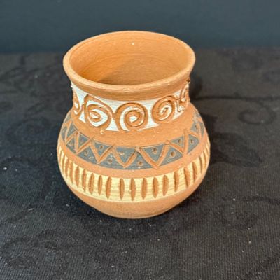 LOT 48: Collection of Southwestern Inspired Vases Bowls and More