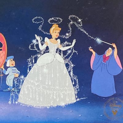 LOT 60: Disneyana - Snow White and Cinderella Collection of Framed Art and Books