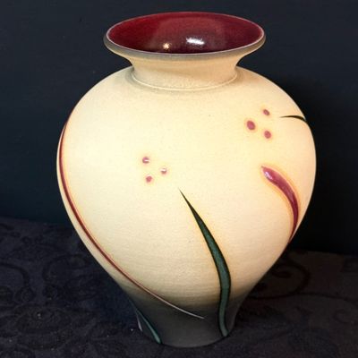 LOT 51: Collection Studio Art Pottery Vases of Various Sizes and Shapes Including Signed Pieces