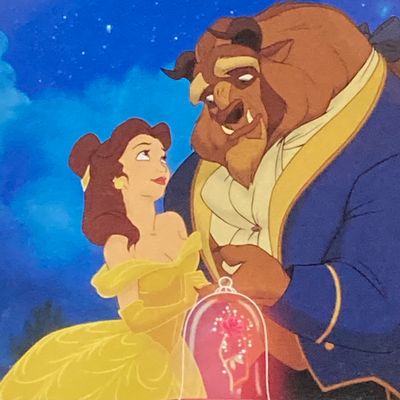 LOT 62: Pair of Framed Disney's Beauty and The Beast Wall Hangings - Numbered 16864 / 30000 "Belle Tames The Beast" and More