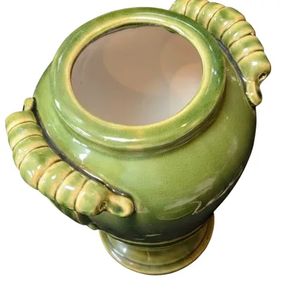 Sale Photo Thumbnail #42: Moss Green Urn Vase
Includes Tassel
18" tall x 10" wide

Pickup Details
Once your purchase is complete, you'll receive the pick-up address along with your scheduled pick-up instructions. Feel free to reach us at 708-362-1512 or 708-362-1510.

PLEASE NOTE: