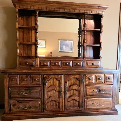 Sale Photo Thumbnail #455: 75" tall x 80" wide x 19" deep
Missing handles on 2 drawers; see photo

Pickup Details
Once your purchase is complete, you'll receive the pick-up address along with your scheduled pick-up instructions. Feel free to reach us at 708-362-1512 or 708-362-1510